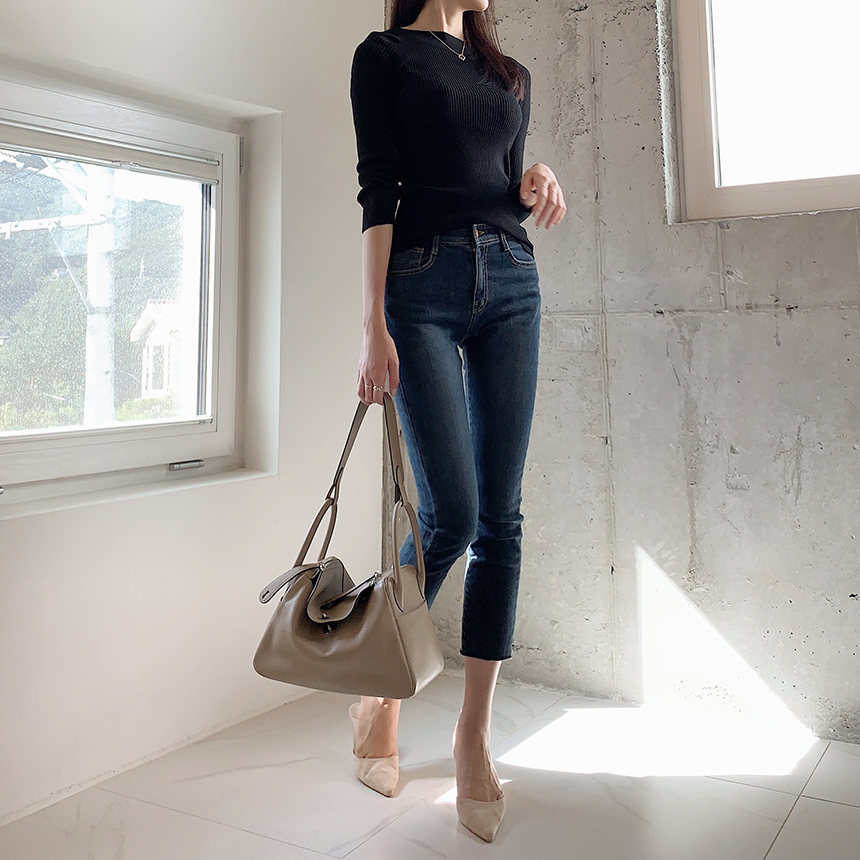 데일리 스웨이드 뾰족코 스틸레토 뮬 2col 7cm 상세 이미지 11