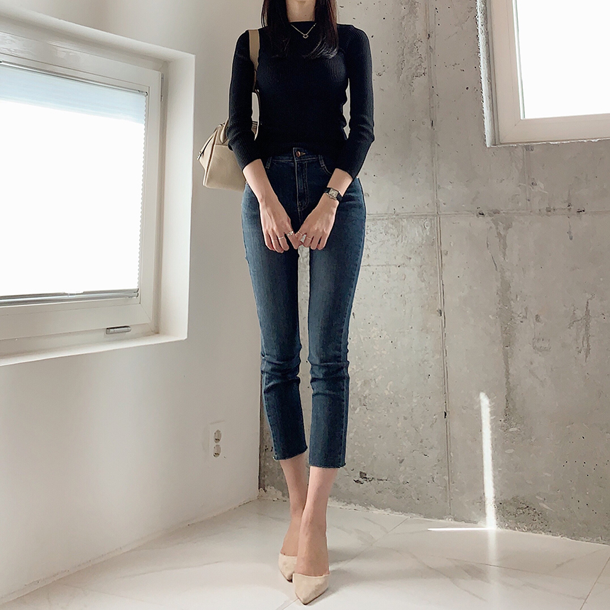데일리 스웨이드 뾰족코 스틸레토 뮬 2col 7cm 상세 이미지 8
