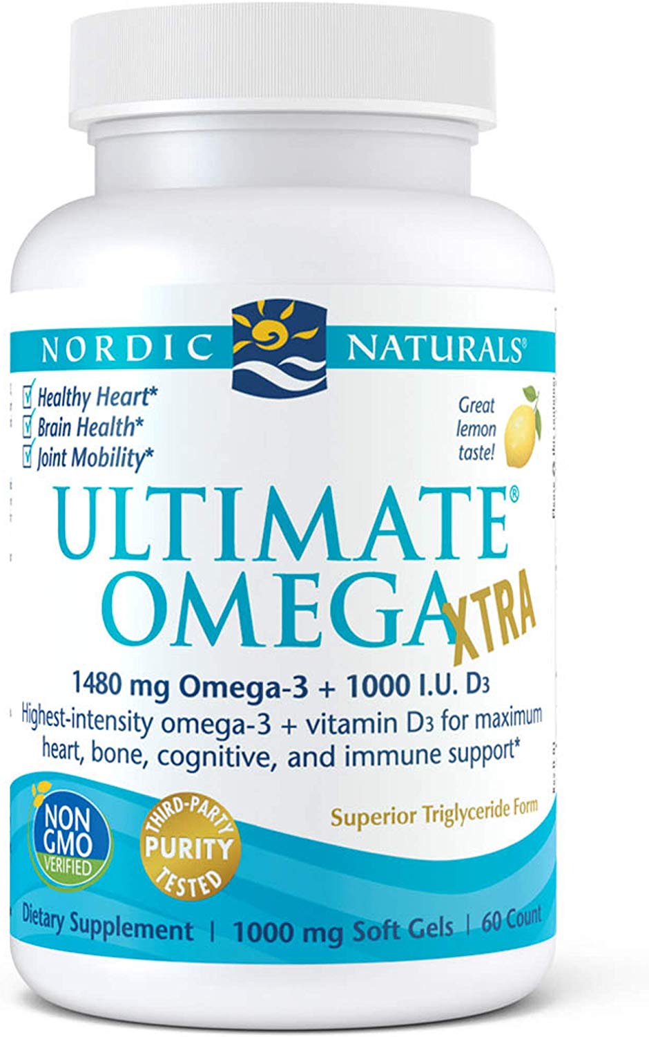 노르딕 네츄럴스 울티메이트 오메가 엑스트라 60소프트젤 Nordic Naturals Ultimate Omega Xtra