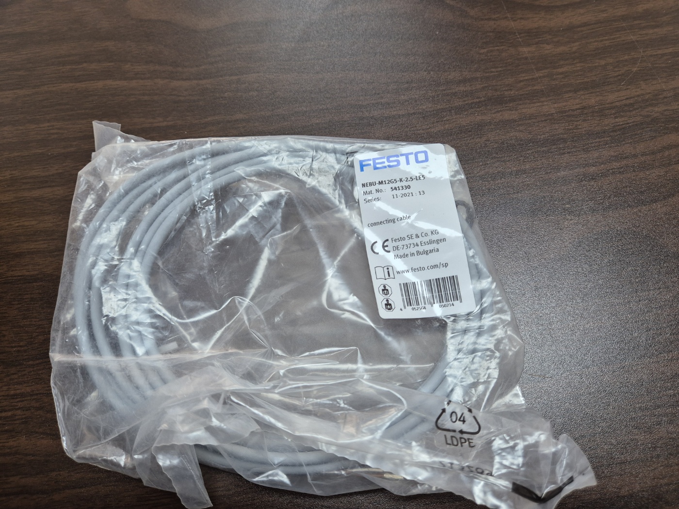 FESTO NEBU-M12G5-K2.5-LE5 541330 공압용케이블
