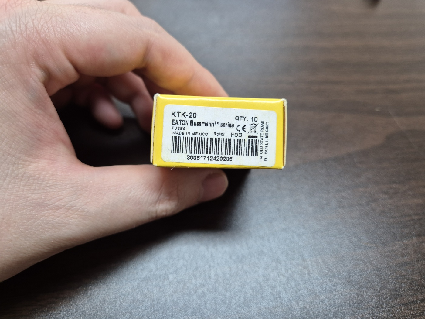 BUSSMANN KTK-20 퓨즈