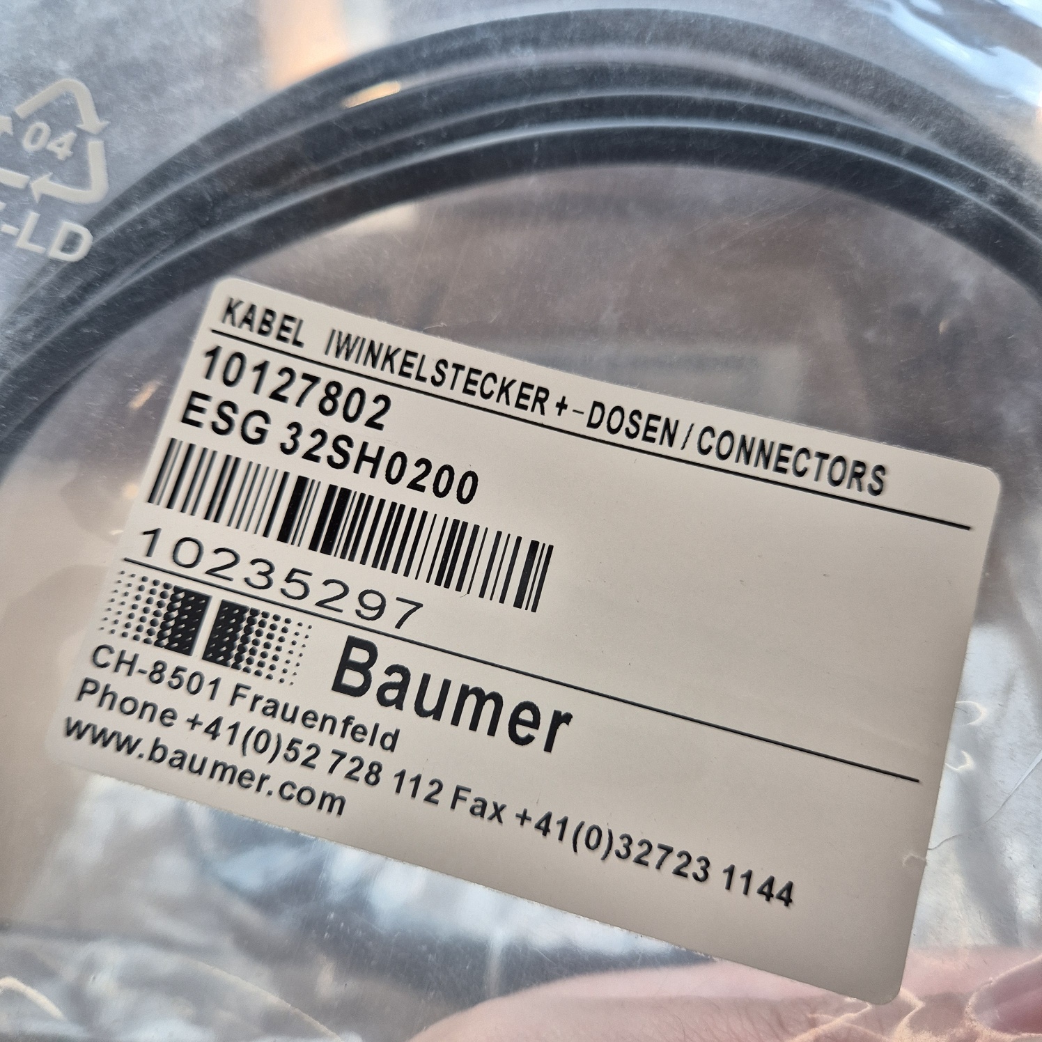 Baumer ESG 32SH0200 센서