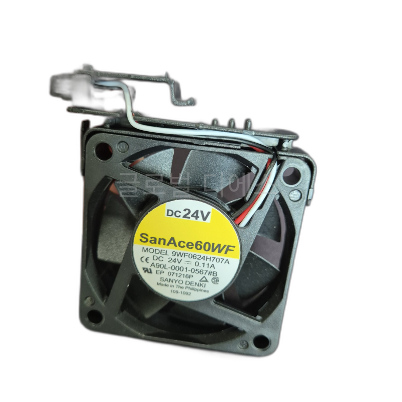SANYO DENKI A90L-0001-0567 9WF0624H707A B 3핀 냉각팬 DC24V