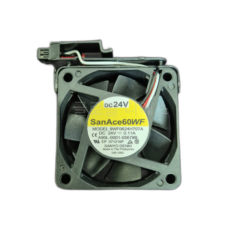 SANYO DENKI A90L-0001-0567 9WF0624H707A B 3핀 냉각팬 DC24V