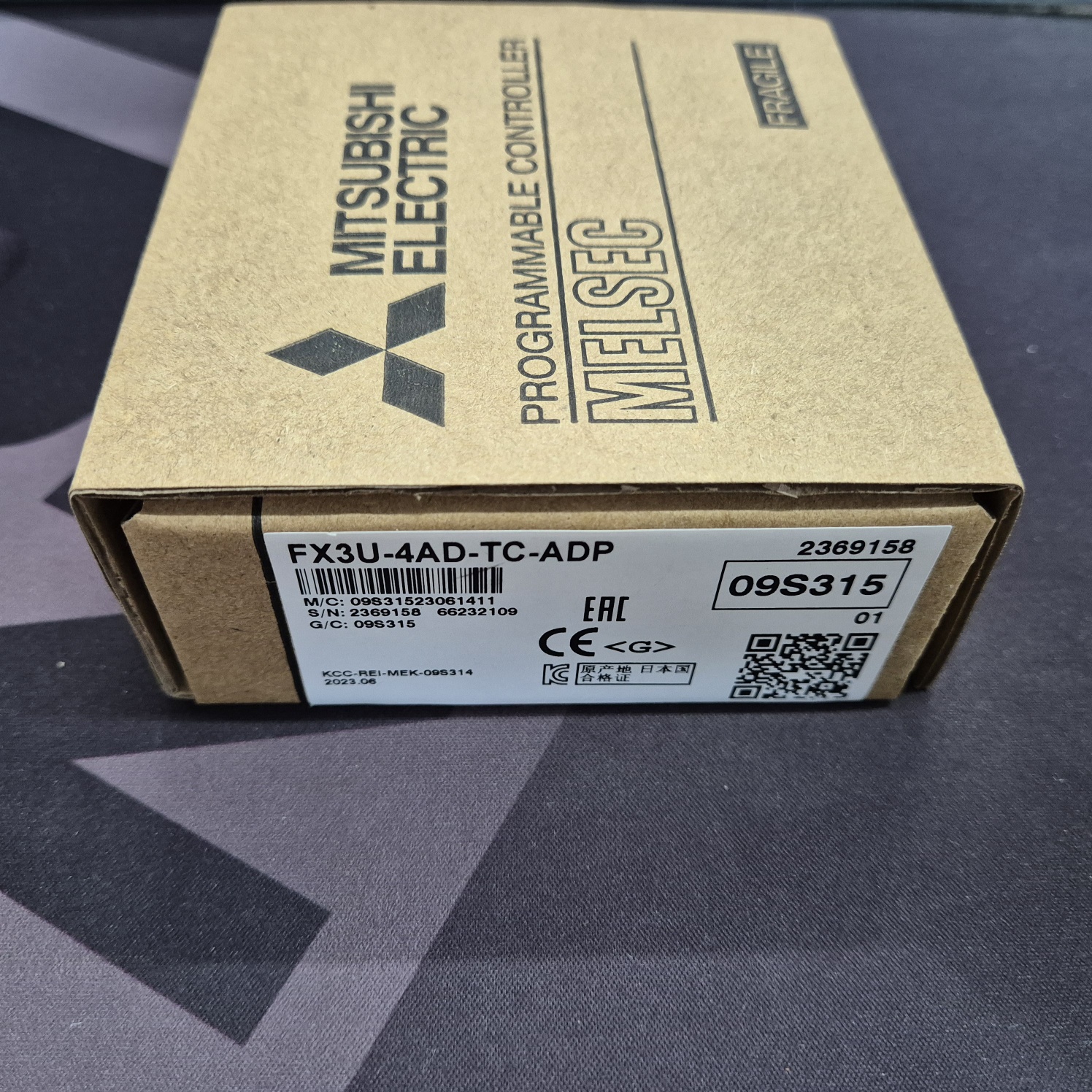 미쓰비시 PLC 컨트롤러 모듈 FX3U-4AD-TC-ADP