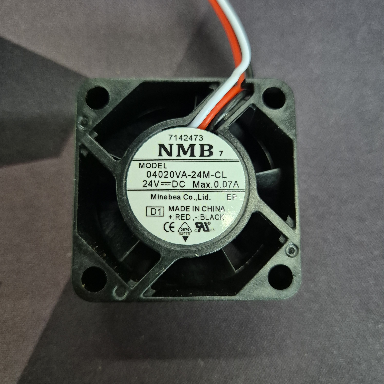 NMB FANUC 쿨러 04020VA 24M CL 3선 냉각팬 DC24