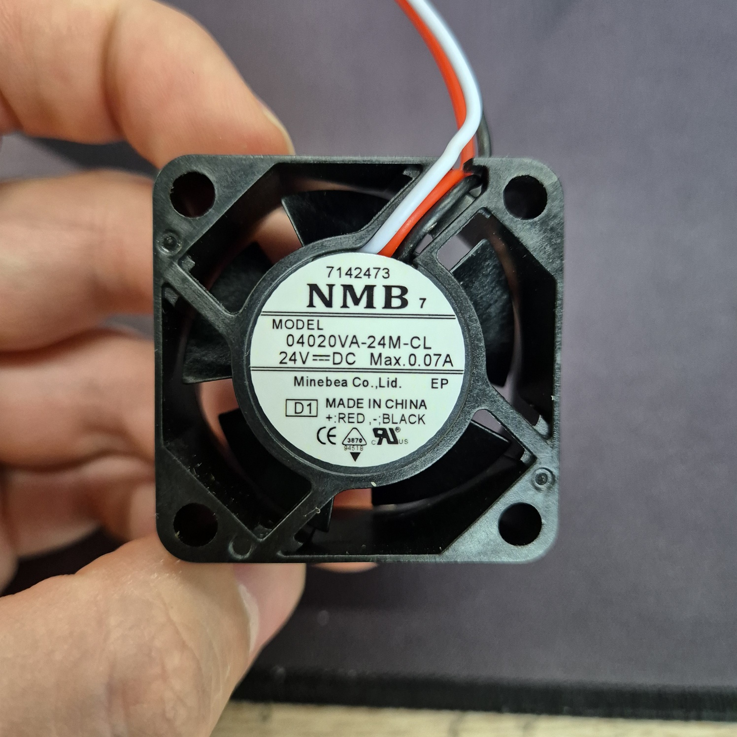 NMB FANUC 쿨러 04020VA 24M CL 3선 냉각팬 DC24