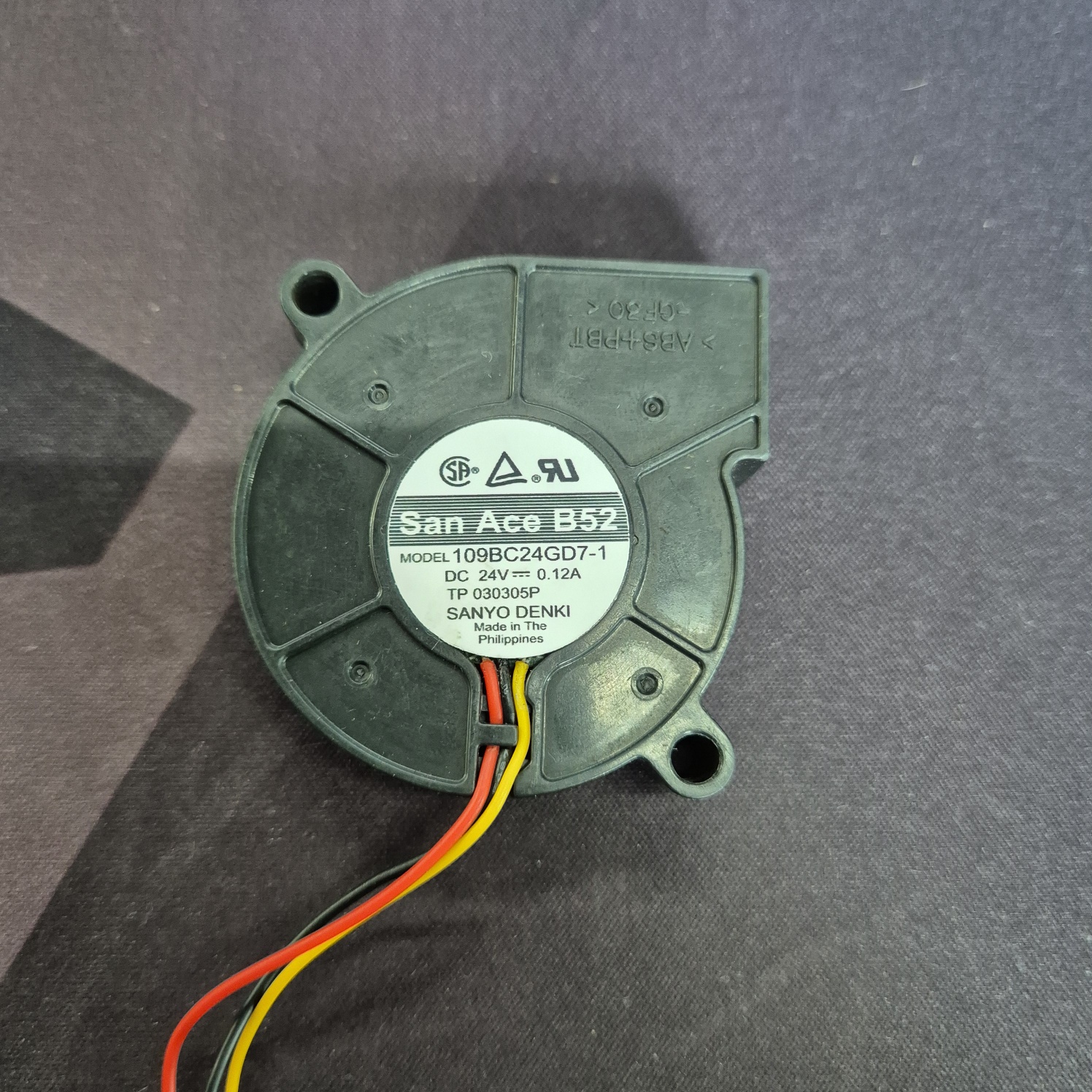 SANYO DENKI 블로워 쿨링 냉각 팬 109BC24GD7-1 dc24v