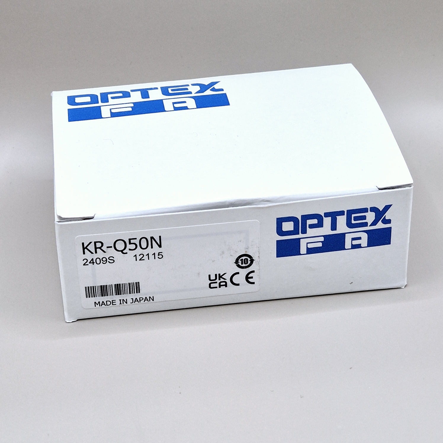 OPTEX 오리지널 KR-Q50N 광전 센서 투명체 감지 적색LED