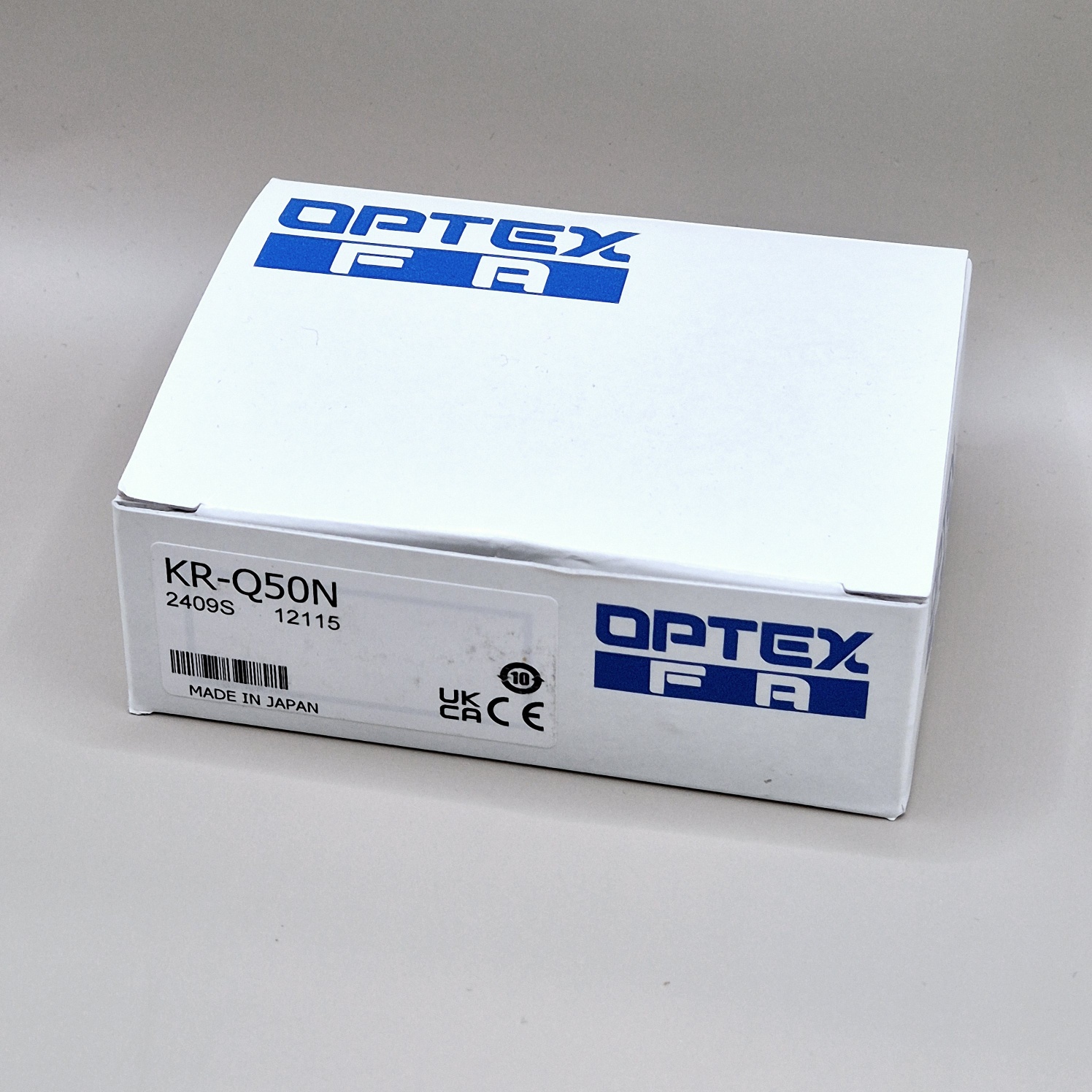 OPTEX 오리지널 KR-Q50N 광전 센서 투명체 감지 적색LED