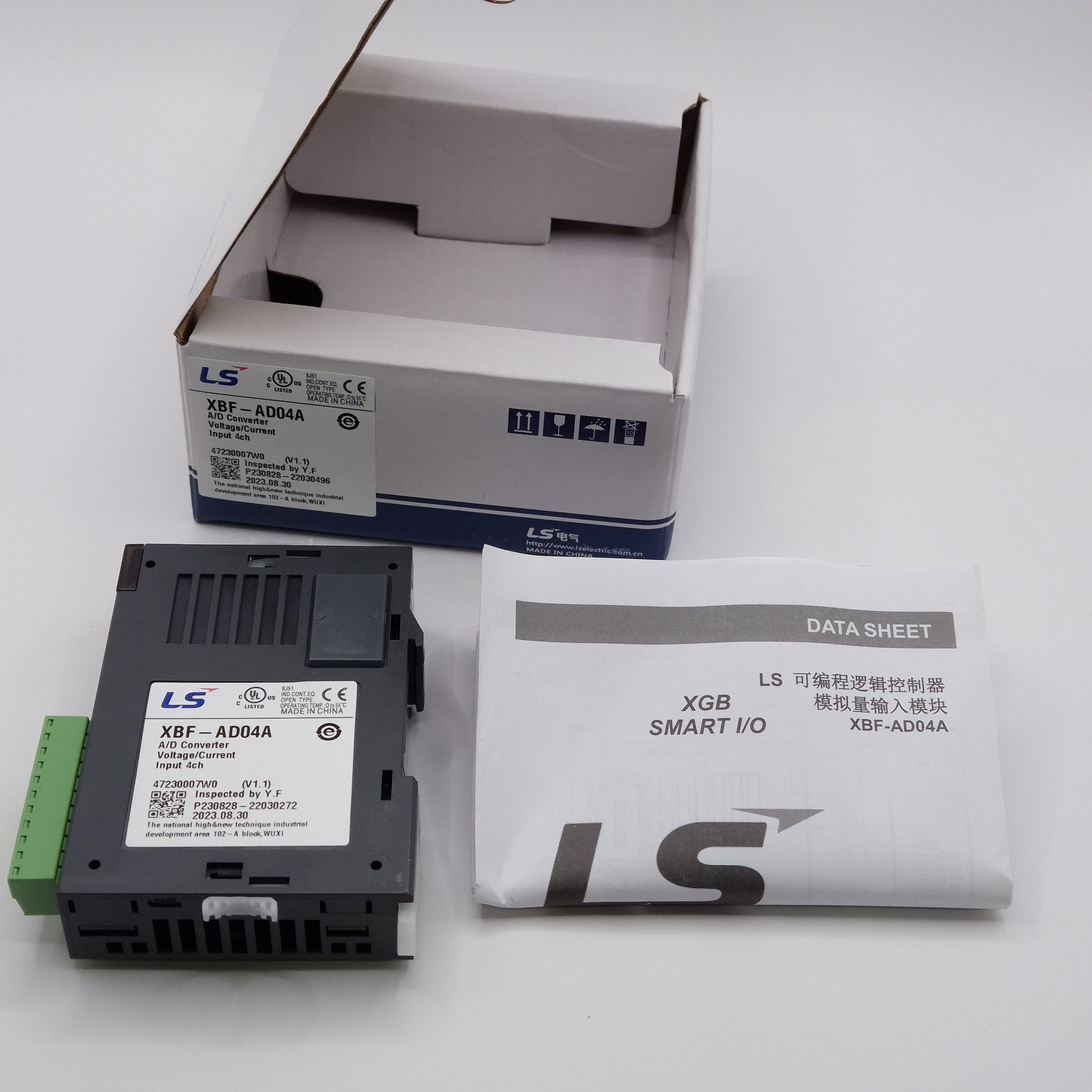 LS일렉트릭 XBF-AD04A 아날로그 입력 모듈 PLC