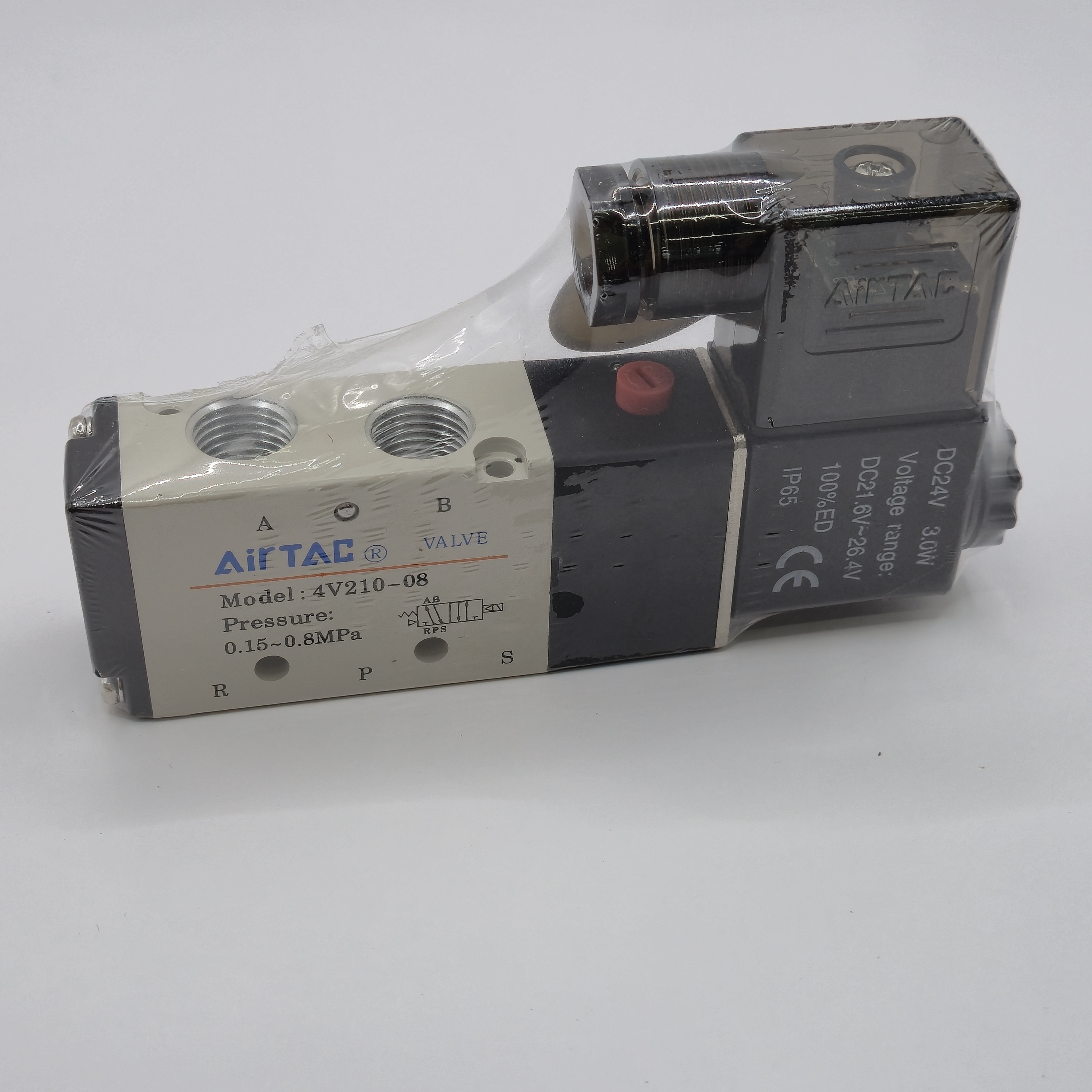 AIRTAC 4V210-08 DC24V 1/4인치 솔레노이드 밸브