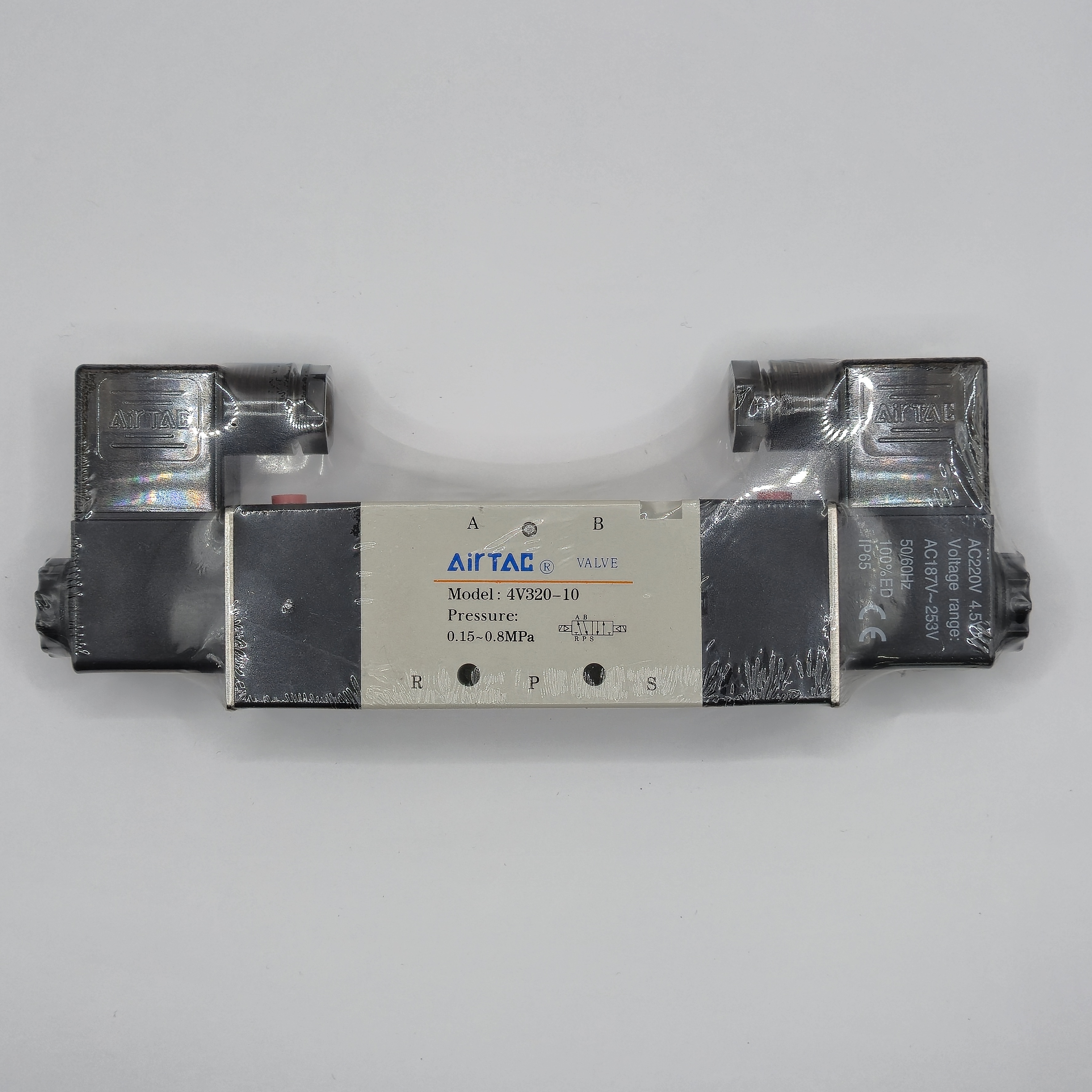 AIRTAC 4V320-10 AC220V 3/8인치 솔레노이드 밸브