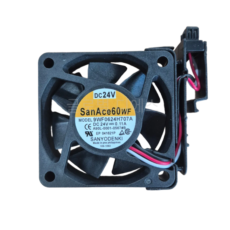SANYO DENKI A90L-0001-0567 9WF0624H707A B 3핀 냉각팬 DC24V