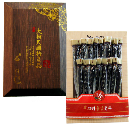 명절선물 청정인삼 고려 홍삼 정과 400g 한지함