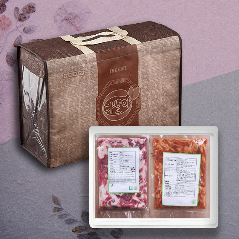 명절선물 국내산 무항생제 오리고기 선물세트 2kg 오리로스 오리불고기