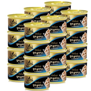 Sheba 쉬바캔 참치슬라이스+그레이비소스 85g x24개 - 메인 이미지