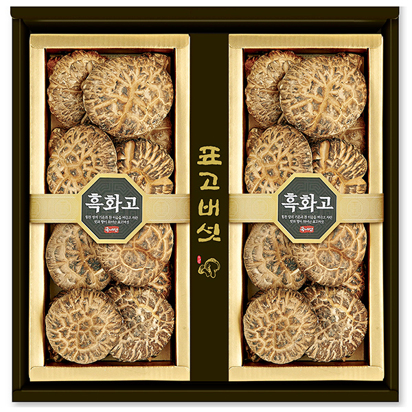 선물 강추 표고버섯 선물세트(2종) 행복2호부직포포장 - 상세 이미지 4