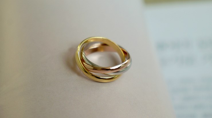 <b><p>925 silver Tricolor ng</p></b><b><p>925 シルバー 三色のリング</p></b><br /><br /><p align='center'>