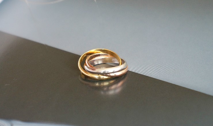 <b><p>925 silver Tricolor ng</p></b><b><p>925 シルバー 三色のリング</p></b><br /><br /><p align='center'>