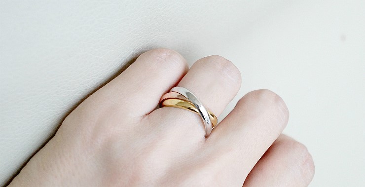 <b><p>925 silver Tricolor ng</p></b><b><p>925 シルバー 三色のリング</p></b><br /><br /><p align='center'>