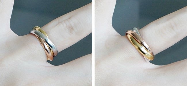 <b><p>925 silver Tricolor ng</p></b><b><p>925 シルバー 三色のリング</p></b><br /><br /><p align='center'>