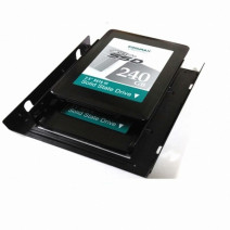 킹맥스 SSD 3.5인치 듀얼 가이드 변환 브라켓 볼트포함 SSD 2개 장착 스틸재질