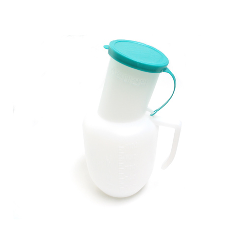 남성용 소변기 병원용 환자용 23.5cmX11cmX14cm 1000ml - 상품 이미지