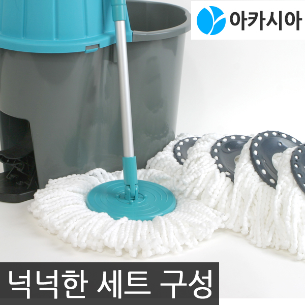 회전 걸레 회전식물걸레 스핀 밀대 통돌이청소기 A타입 - 상세 이미지 2