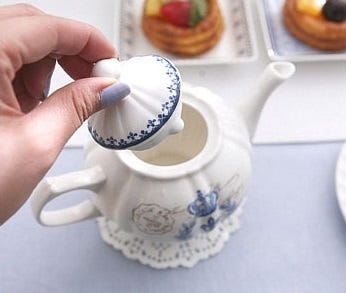 Casa Blue 540ml Teapot 3443F Tea Time Set European