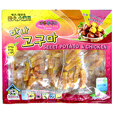 만도 애견대만족 맛나 고구마치킨 400g - 상품 이미지