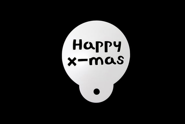 베이킹 스텐실 크리스마스 데코레이션용 도안 X-MAS 4종셋트 - 상세 이미지 4