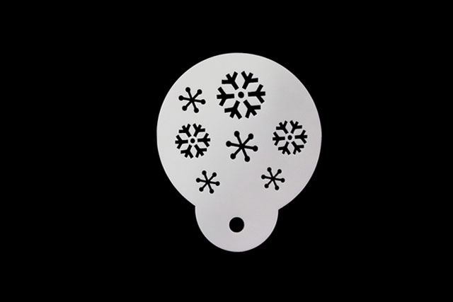 베이킹 스텐실 크리스마스 데코레이션용 도안 X-MAS 4종셋트 - 상세 이미지 5
