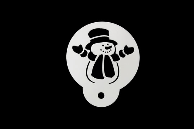 베이킹 스텐실 크리스마스 데코레이션용 도안 X-MAS 4종셋트 - 상세 이미지 3