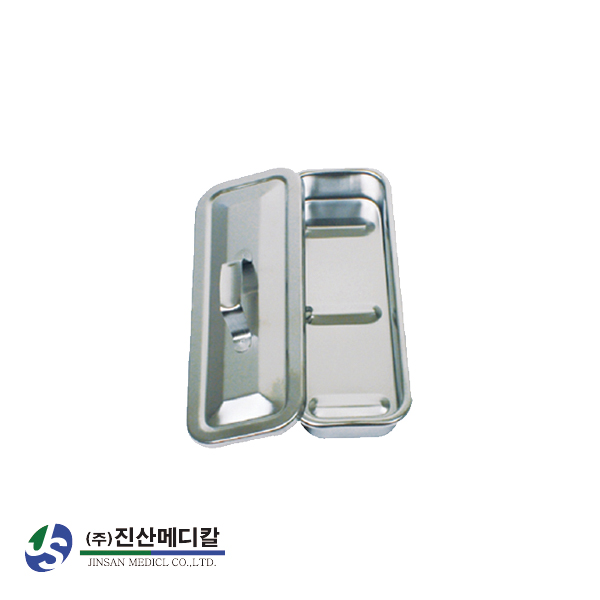 국산 고급형 스텐 주사기밧드 220x80x35 병원 의료용 병원용 트레이 - 메인 이미지