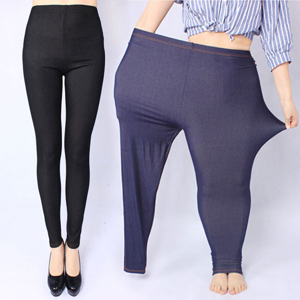 빅사이즈 XL~5XL 쭉쭉 늘어나는 마법의 진레깅스 9부 레깅스 - 상품 이미지