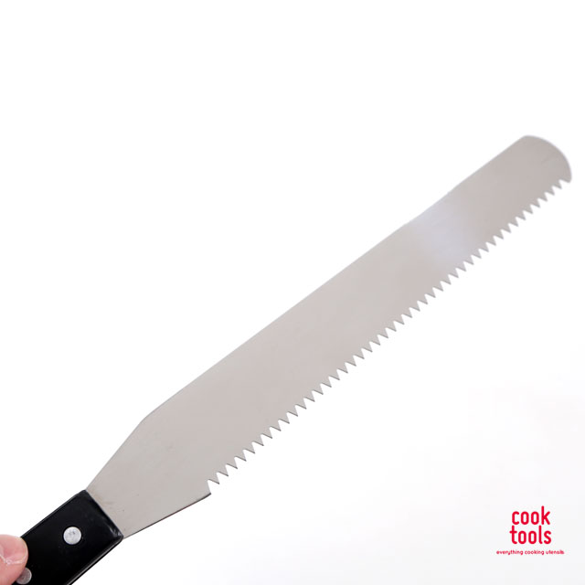 스테인레스 스패츌러 생크림 아이싱 데코레이션 스파튤라 톱날 9인치 - 상세 이미지 4