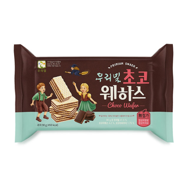 [우리밀] 초코웨하스 1박스(20개입)[서울샵] - 상품 이미지