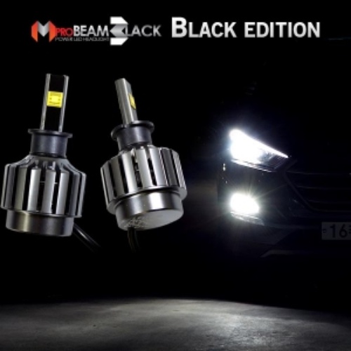 12V-24V겸용 LED안개등 H3타입 엠프로빔블랙에디션 / 2개 1세트 / 순정소켓형 / 3000루멘 30W - 상품 이미지