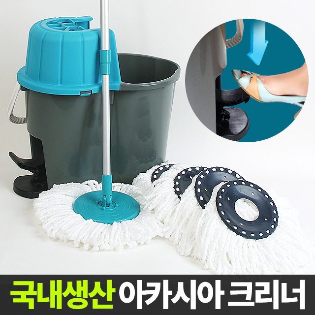 회전 걸레 회전식물걸레 스핀 밀대 통돌이청소기 A타입 - 상세 이미지 3