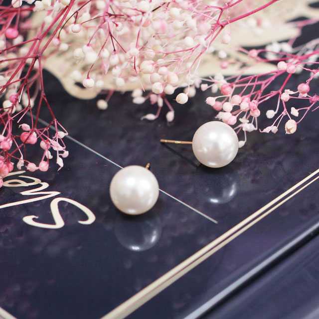 14K 진주귀걸이 8mm (보증서 포함/화이트 크림/핑크/연보라/흑진주/골드 진주) - 상세 이미지 2