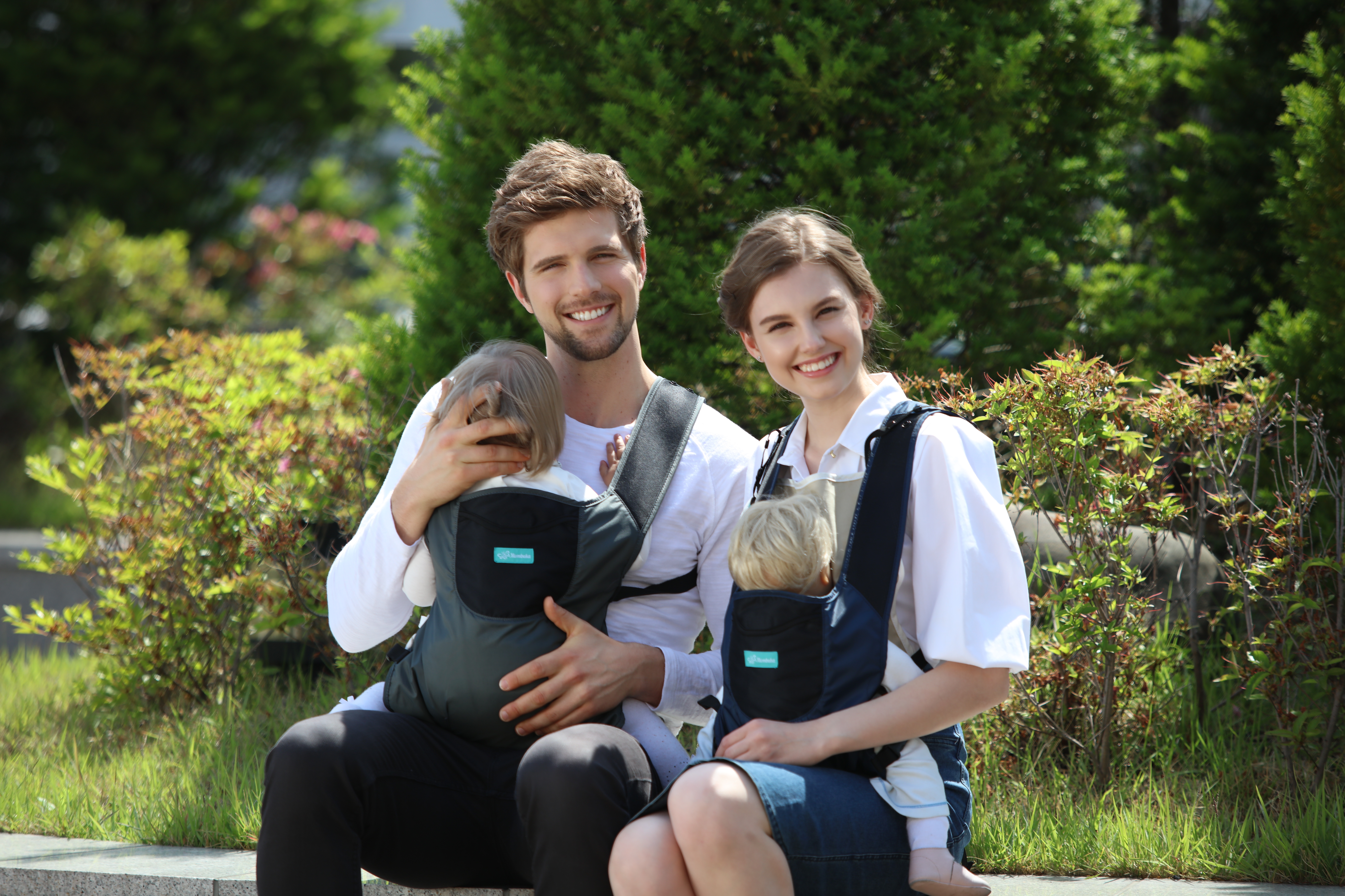 맘부카 초경량 휴대용 워터 아기띠 + 순면패드 포함