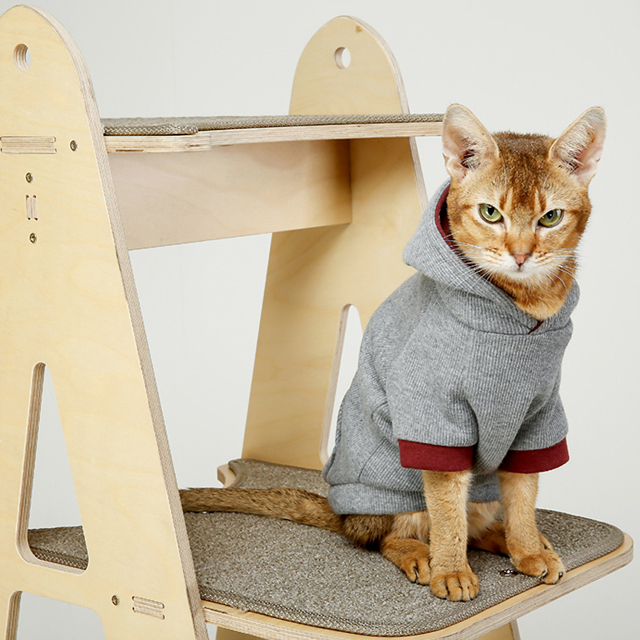 에펠 타워 원목 캣타워