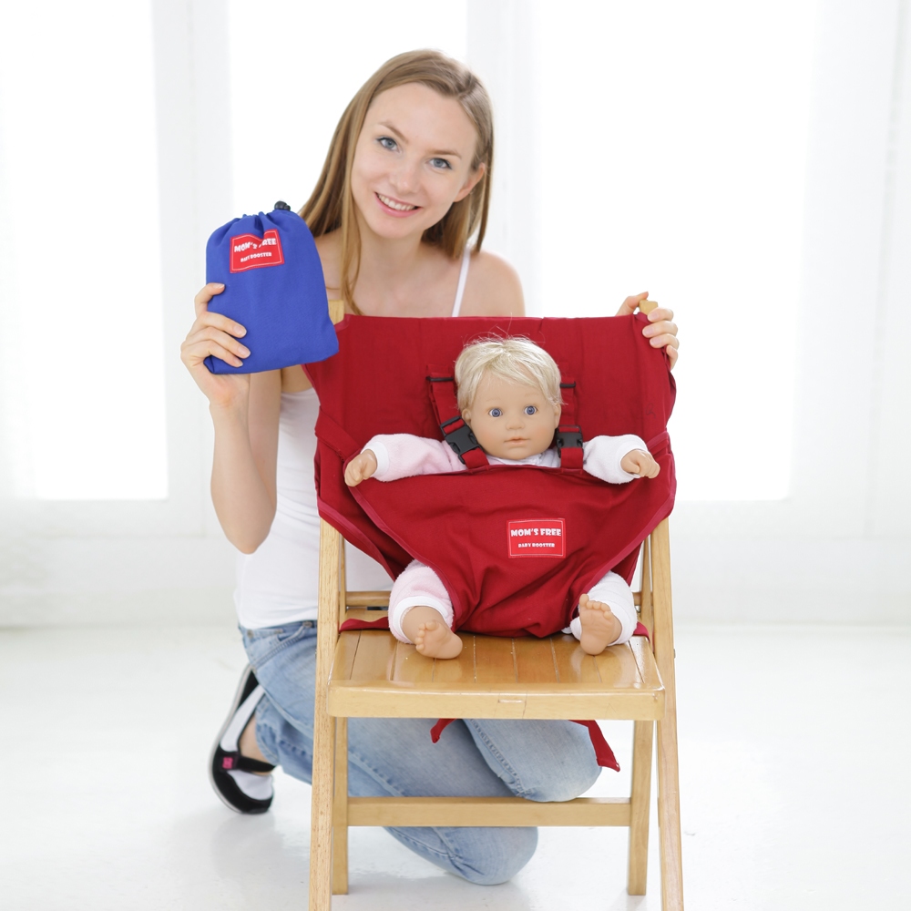 아기의자 식탁 이유식 유아의자 맘스프리 휴대용부스터
