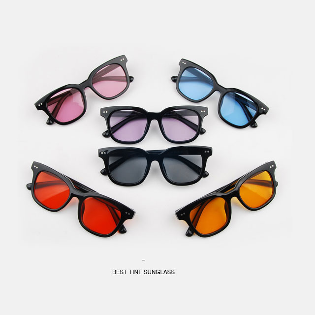 여자 남자 베이직 틴트 선글라스 - 상품 이미지