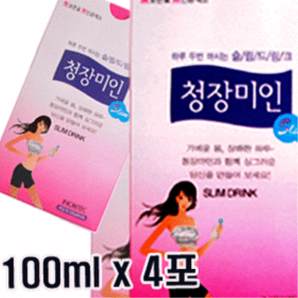 청장미인 100ml x 4포 모닝큐골드 식이섬유 장청소 배변 푸룬 장청소 - 상품 이미지