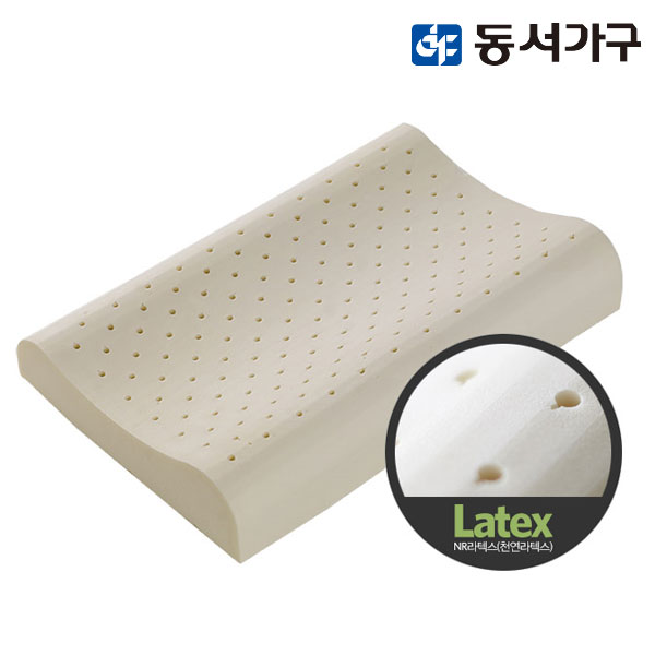 동서가구 NR 천연라텍스 낮은베개(소형) DF906559