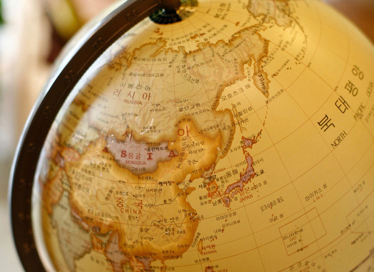 엔틱 스탠드 LED 지구본 조명 12 (구지름30CM) - 상세 이미지 3