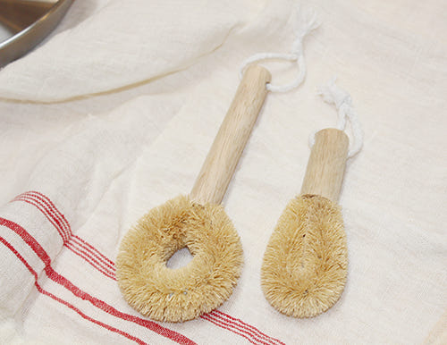 Scrubber Dish Washing Palm Tree Kitchen Brush Palm