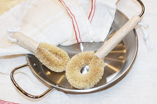 Scrubber Dish Washing Palm Tree Kitchen Brush Palm